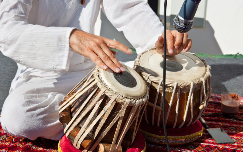 Percussions de raga indien 