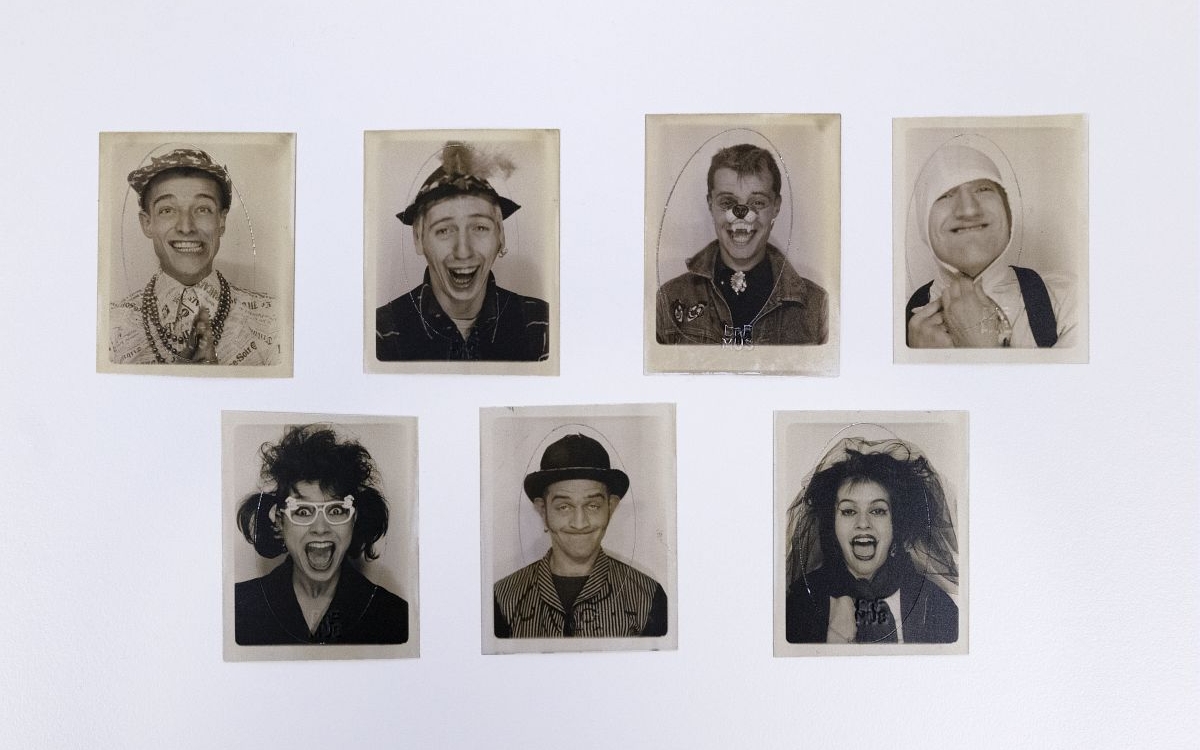 Photomatons des membres du groupe Bérurier Noir ayant servis à la composition de la pochette de l’album Abracadaboum ! sorti en 1987