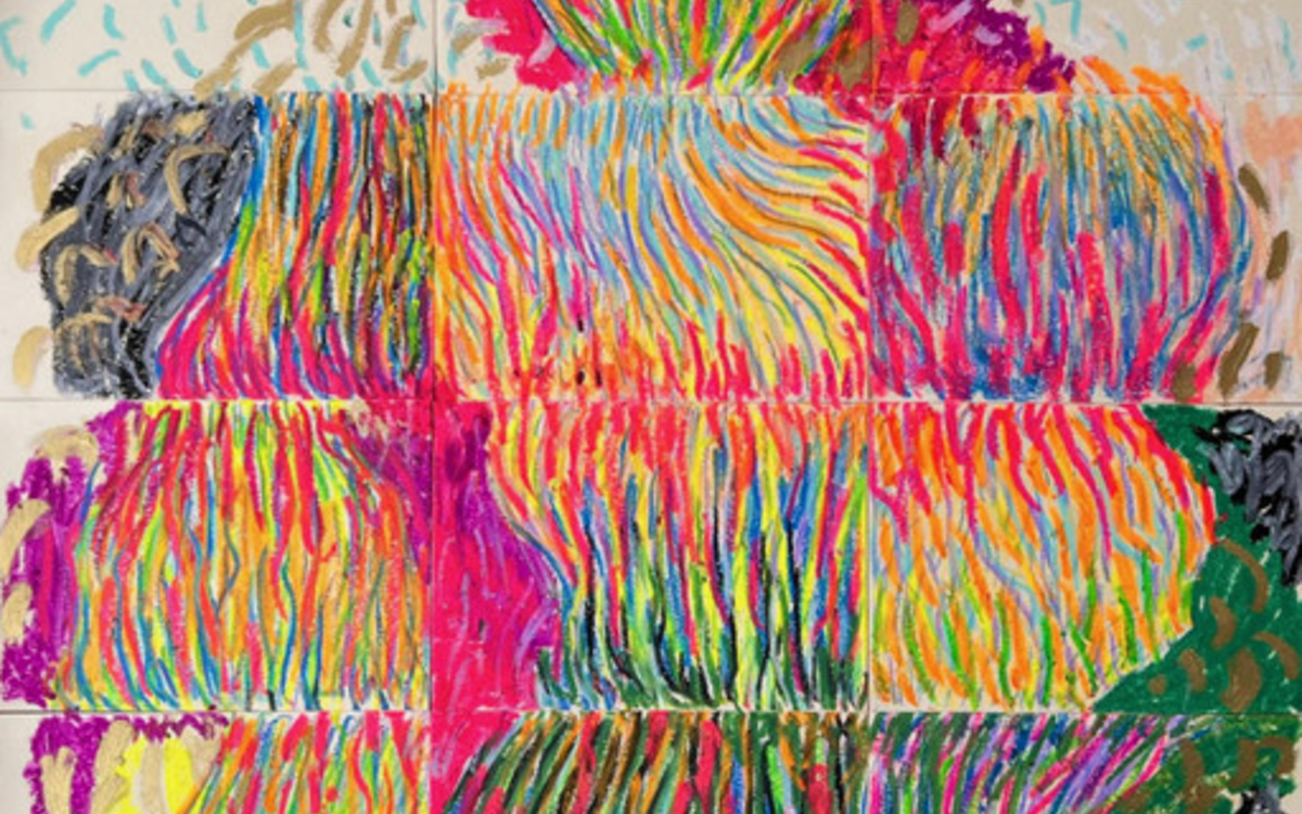 Pastel à l'huile sur papier 300g - Dimension 60 cm par 63 cm, 2023