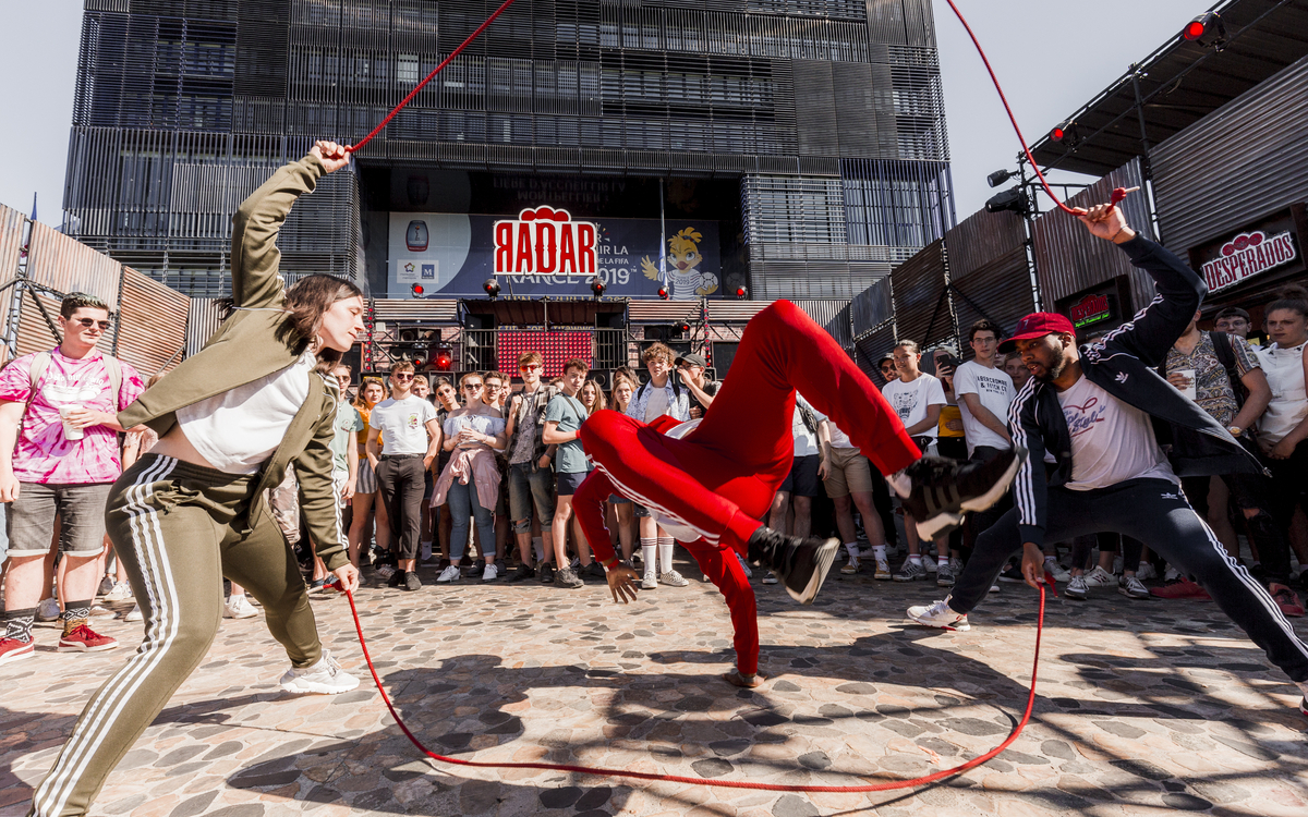 Photo de la troupe des Ropestylers