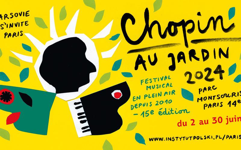 Affiche du festival Chopin au jardin 