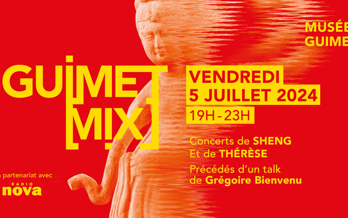 Affiche du Guimet mix avec statue du Shiva dansant