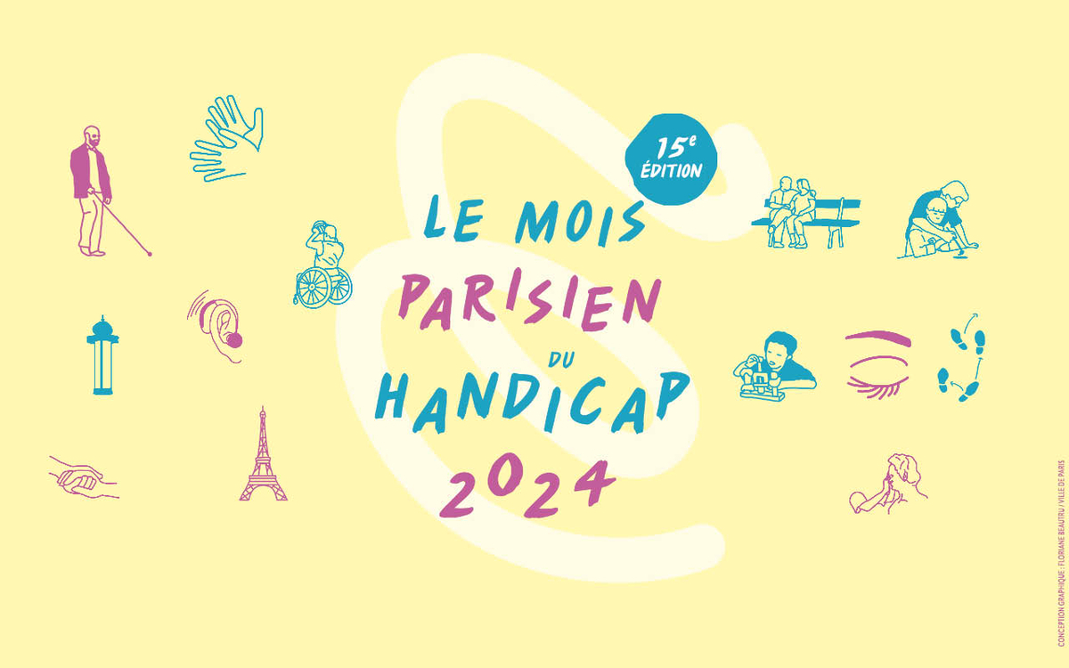 Affiche du Mois Parisien du Handicap 2024
