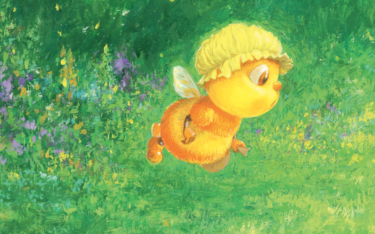 Une oeuvre représentant un poussin