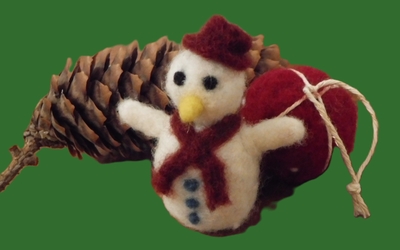 laine cardée de Noël