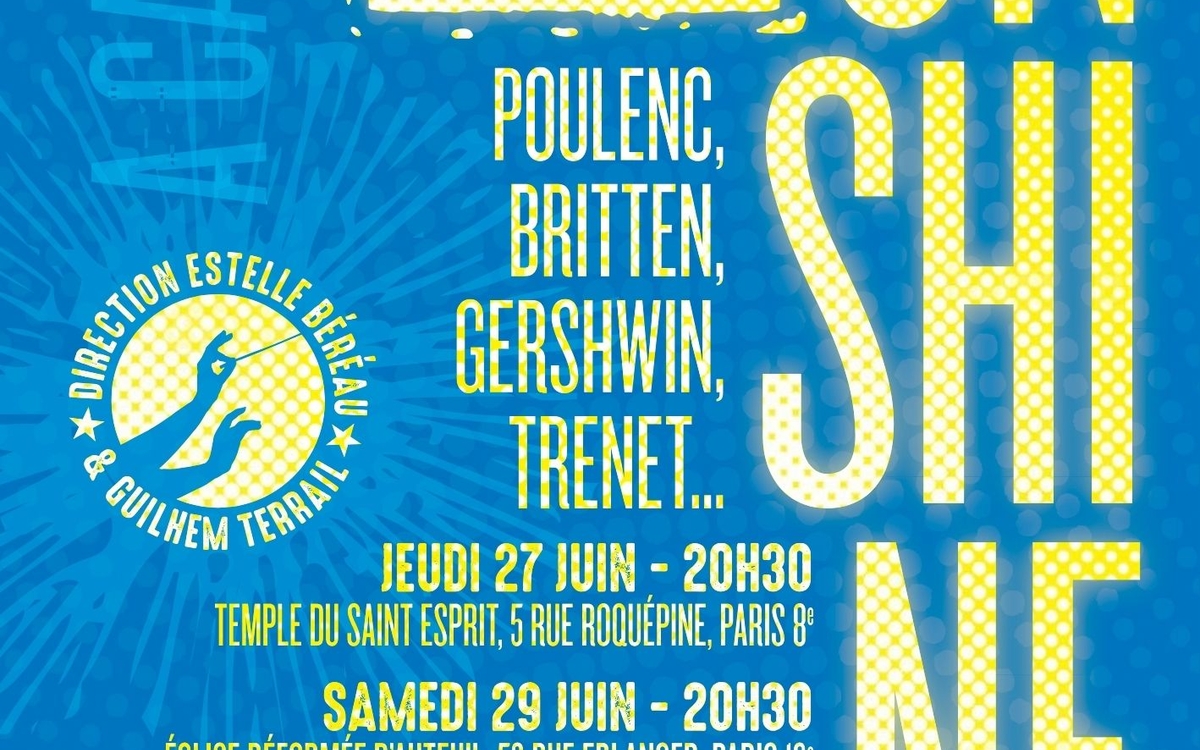 annonce des concerts du choeur Calligrammes en juin 2024