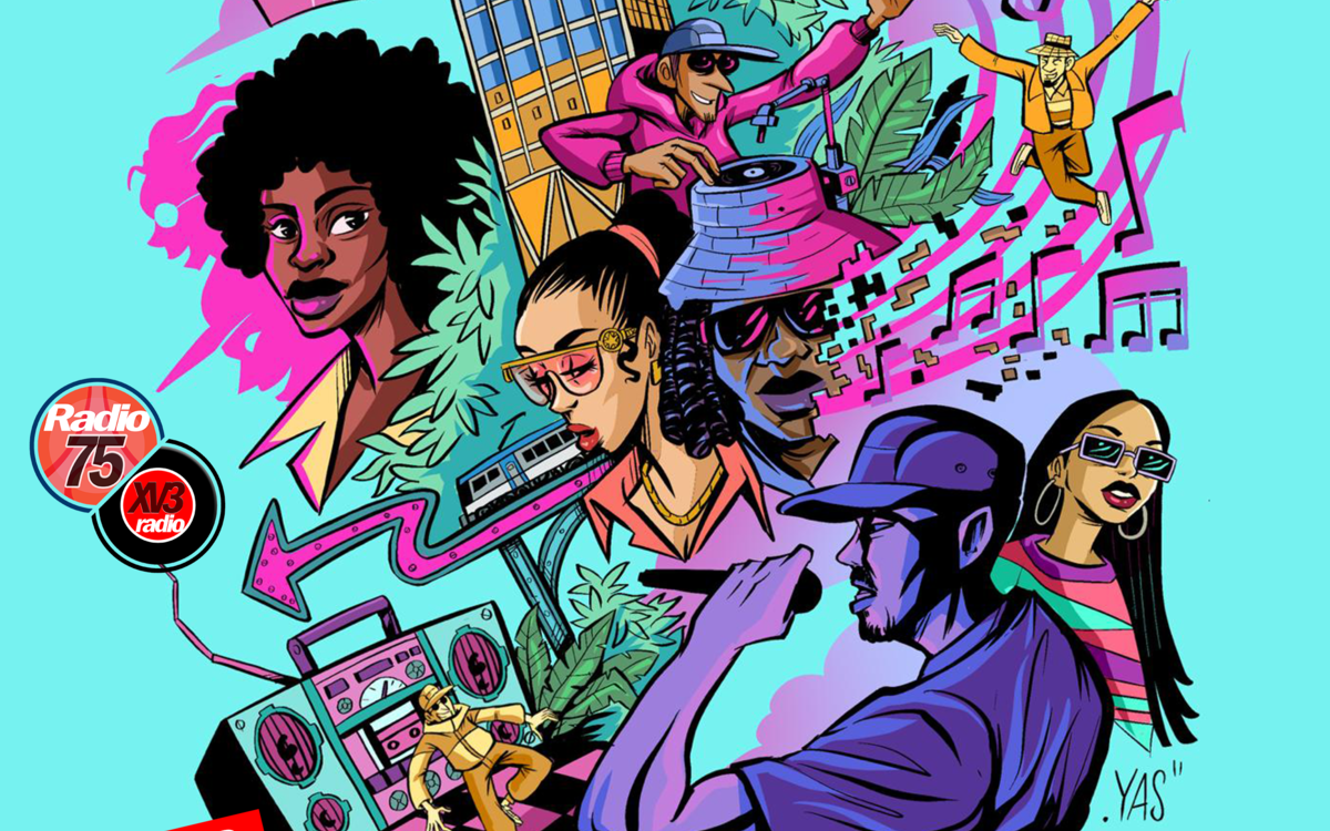 Affiche Fête de la Musique 2024 Porte de la Chapelle