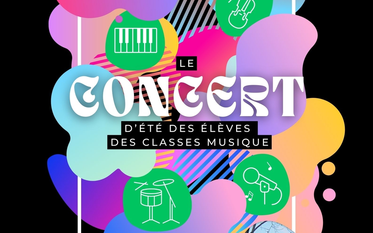 affiche concert élèves CréArté
