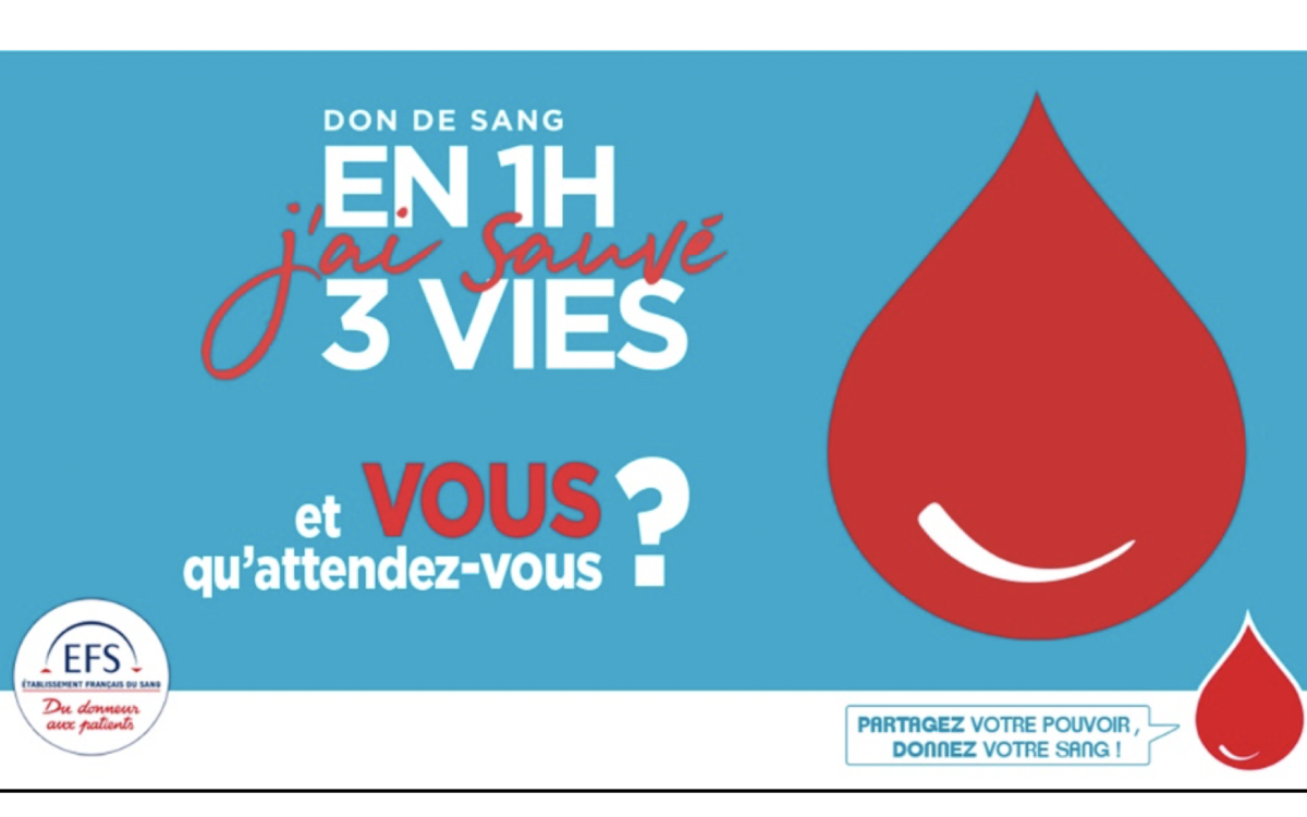 Don du sang à la mairie du 15e