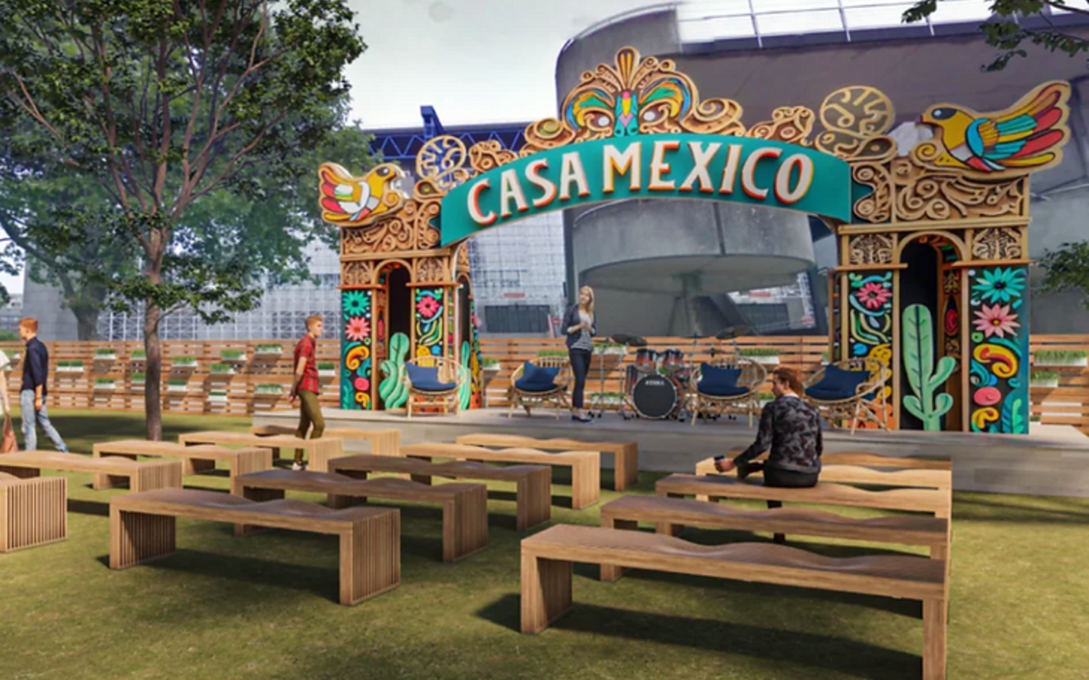 Image de synthèse de la future Casa Mexico