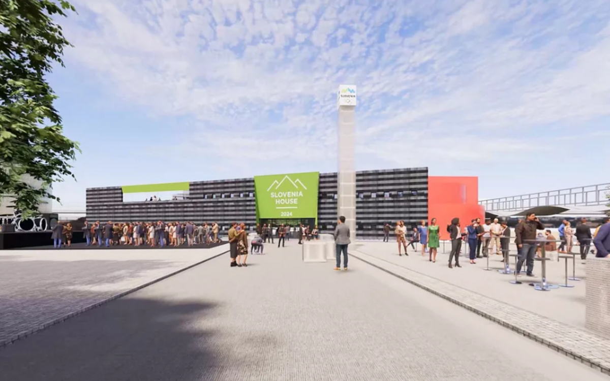 Image de synthèse de la future Slovenia House