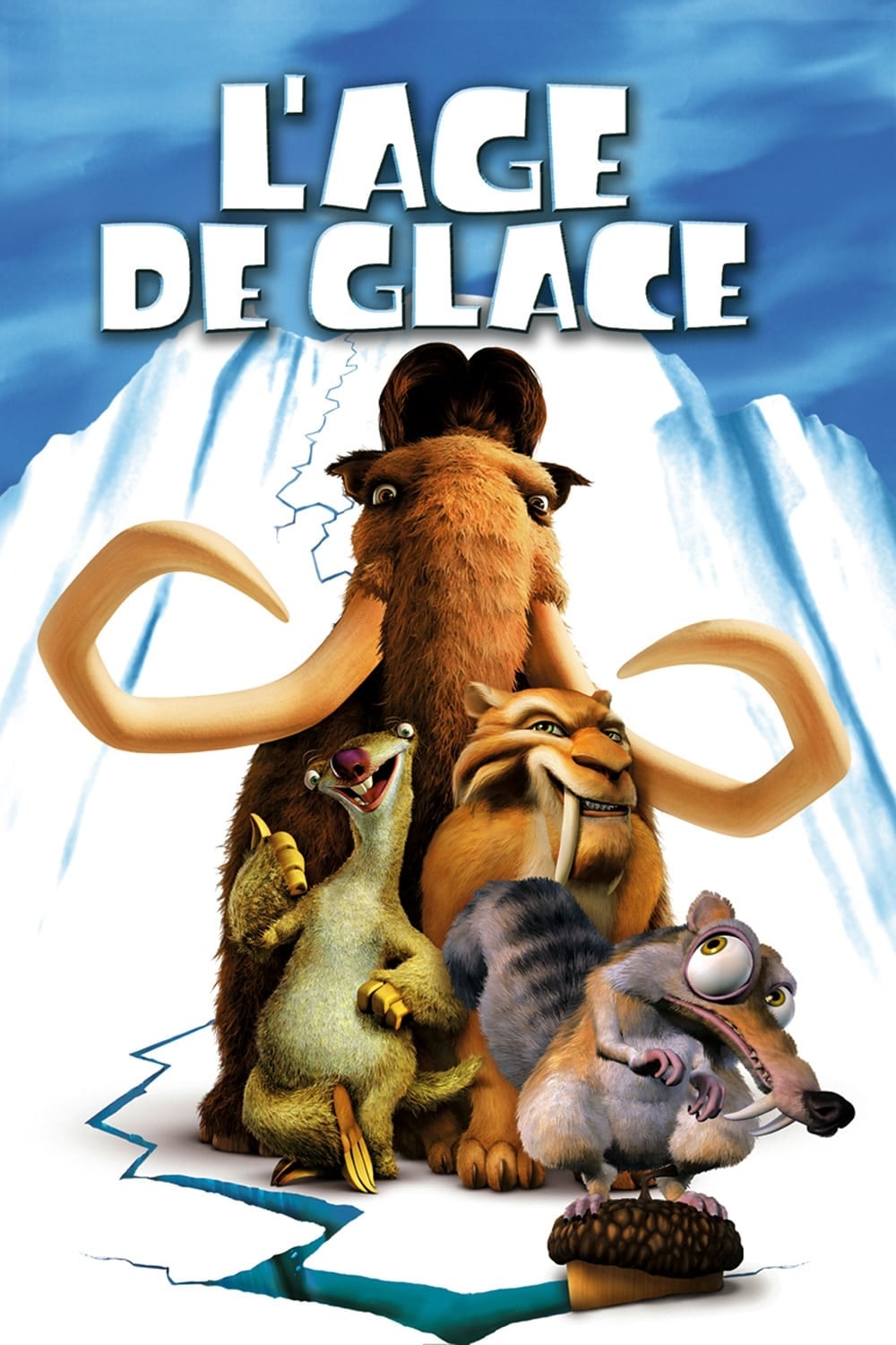 Illustration des héros préhistoriques de l'Âge de glace