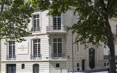 Photo de la visite confidentielle du musée Yves Saint Laurent