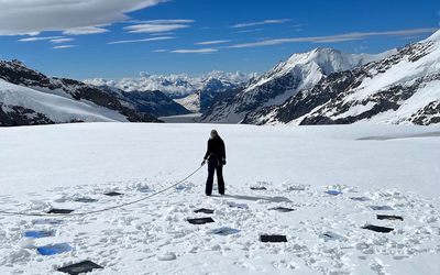 Ylva Snöfrid, 2024, The Jungfrau Spiral à Jungfraujoch et sur le Glacier Aletsch.