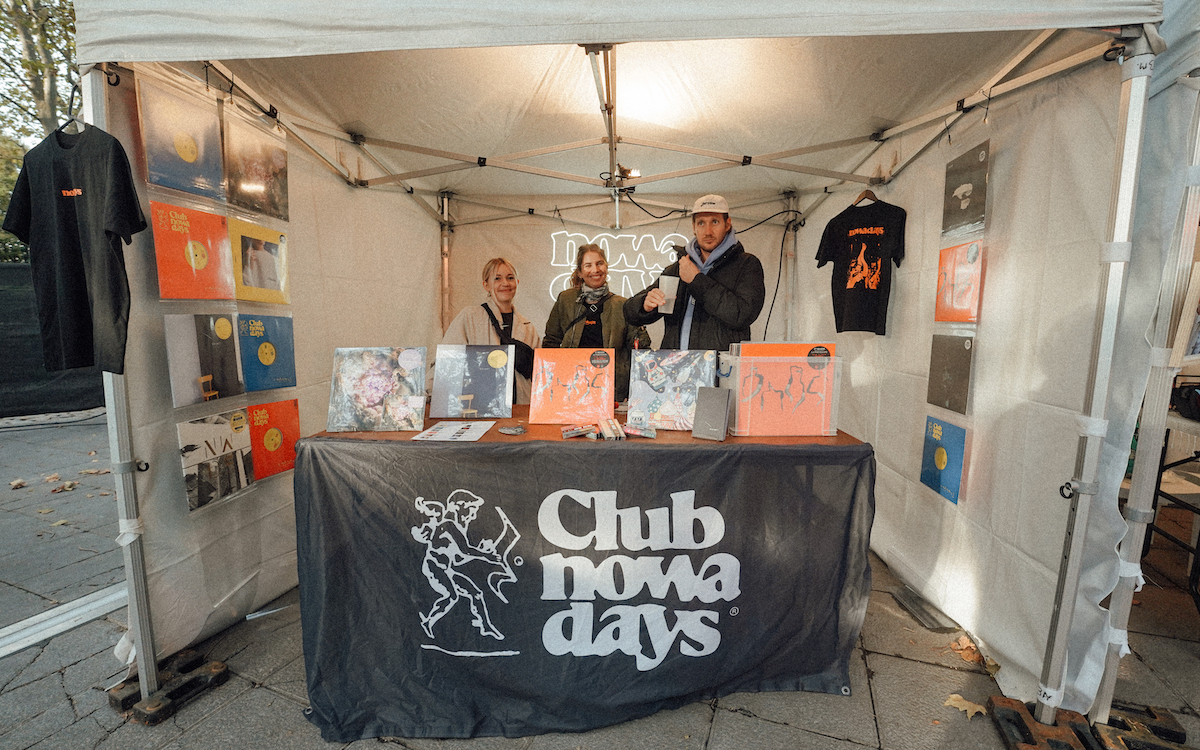 Le stand du label Nowadays Records lors de l'édition 2023 de la Paris Electronic Week