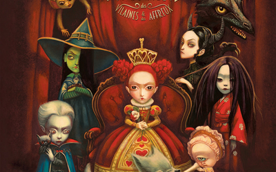 couverture du livre L’enfance des méchants, des vilaines et des affreux, écrit par Sébastien Perez et illustré par Benjamin Lacombe