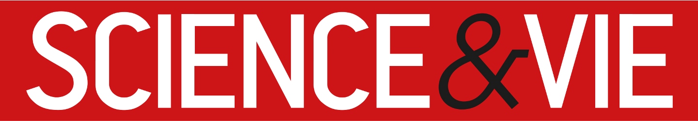 Science 1 Vie Lettres blanches sur fond rouge