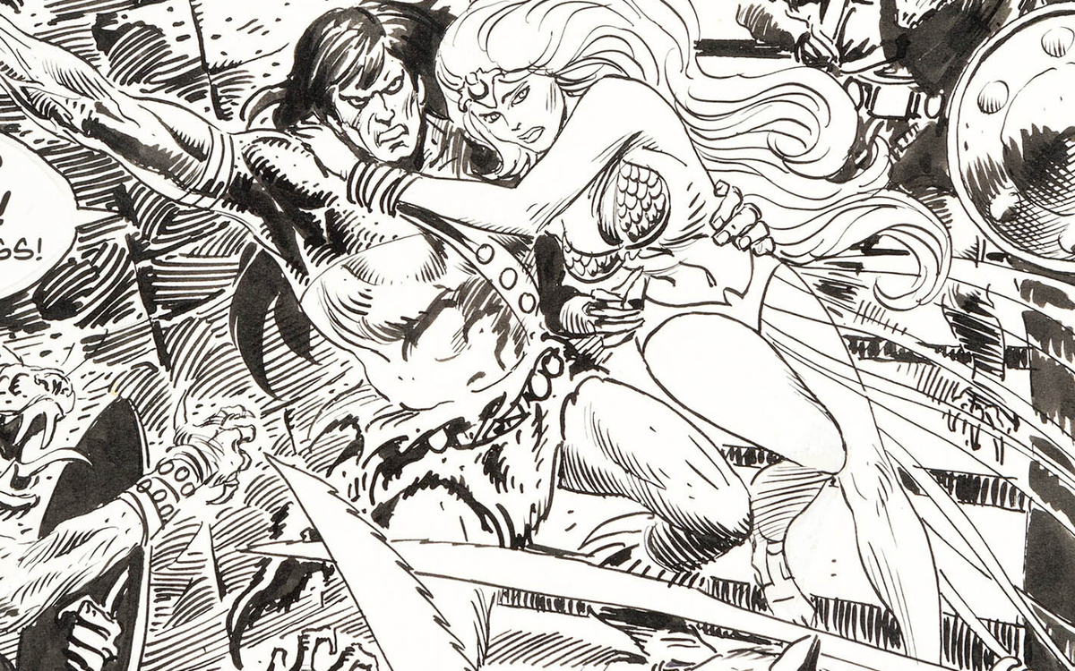 Claw the Unconquered, issue 14, couverture-détail 