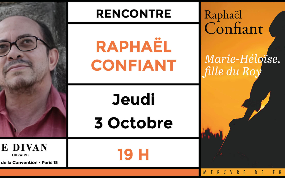 Rencontre Littérature avec Raphaël Confiant au Divan (1/1)