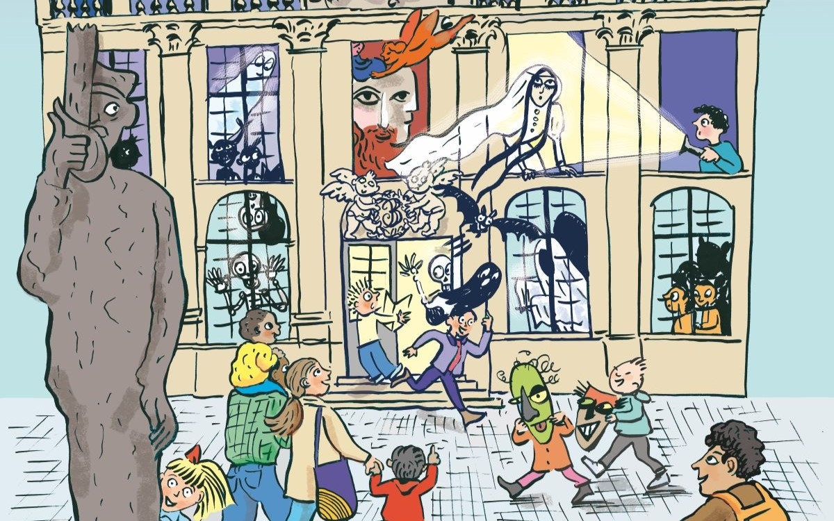 Des familles s'amusent 