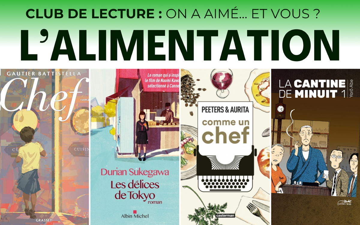 Couverture des livres abordés pendant le club de lecture