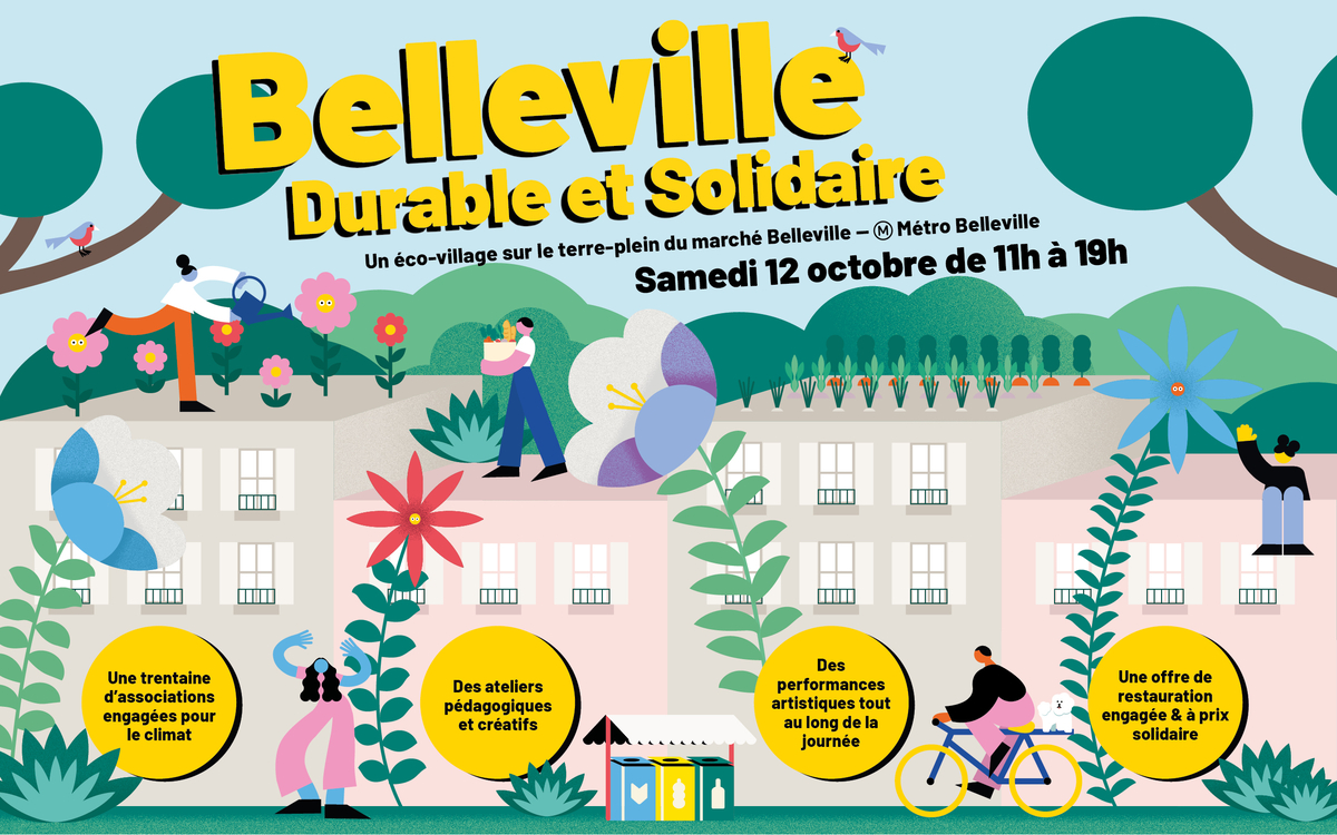 Visuel de Belleville Durable et Solidaire 2024