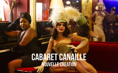 artistes de cabaret et de cirque dans un speakeasy