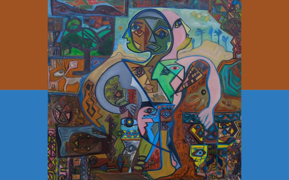 Paris-Dakar par Babacar BADIANE exposition de peinture à la galerie du popup paris 12em