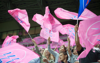 Photo de supporters du Stade Français