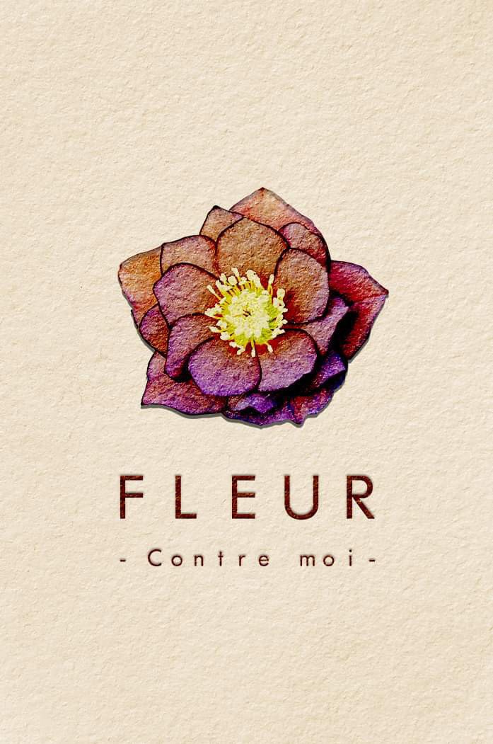 Une fleur et le logo FLEUR