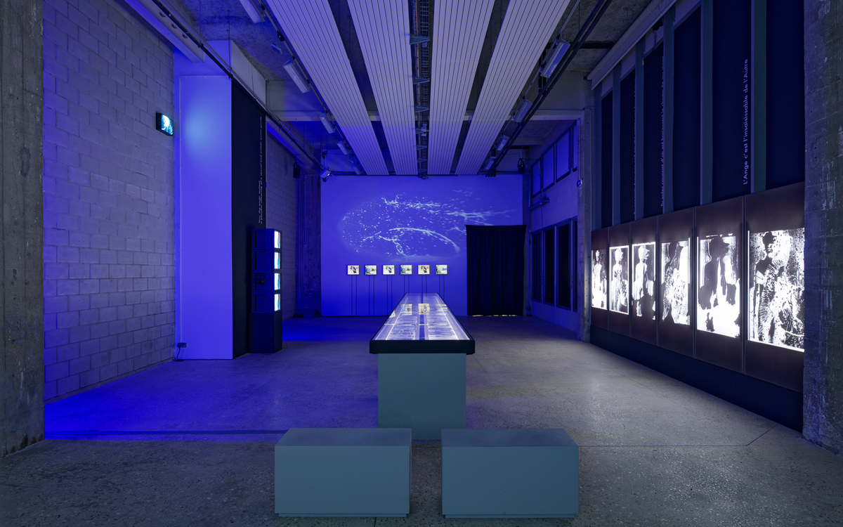 Photo représentant l'espace d'exposition du centre d'art Bétonsalon 