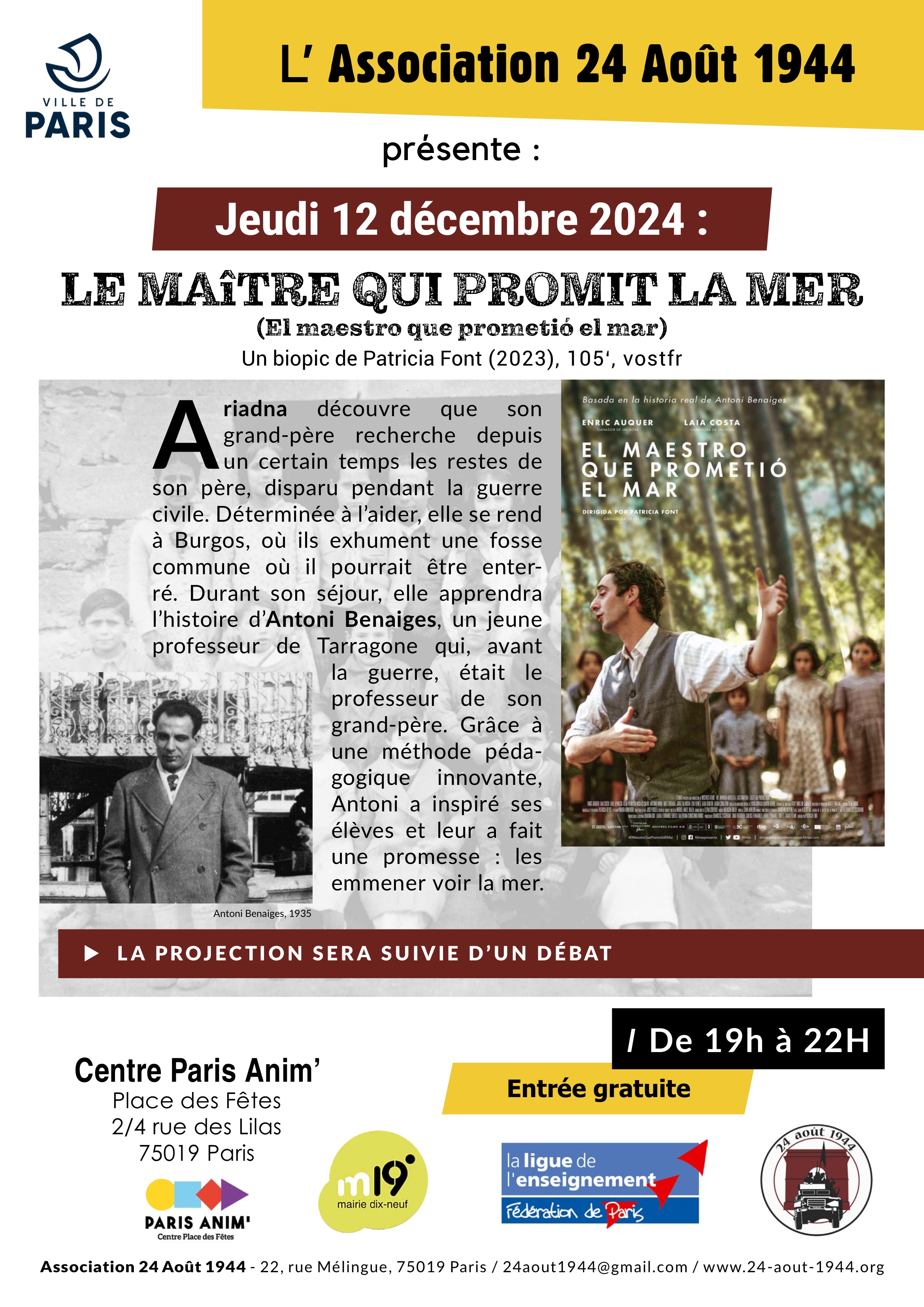 Le maitre qui promit la mer