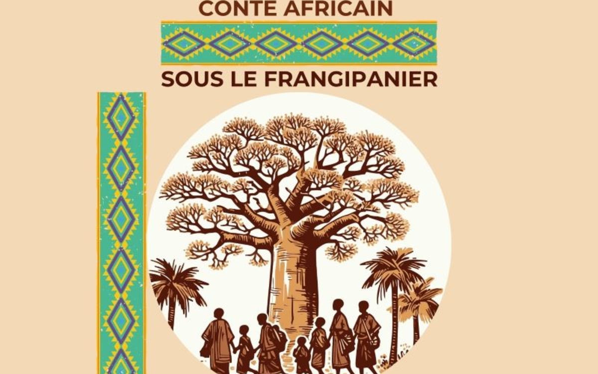 Affiche de l'évènement : Histoires sous le frangipanier spécial conte africain