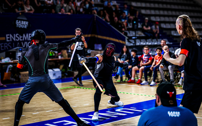Jérem VS Guillaume à l'Open de France de sabre laser 2024