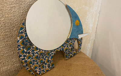 ATELIER UPCYCLING MIROIR ELEPHANT