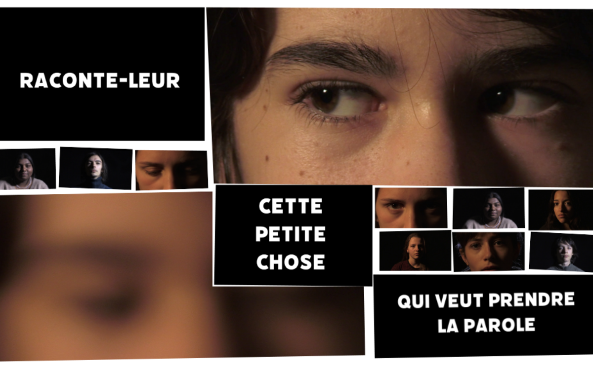 Portraits ressérés sur des regards d'adolescent·es  