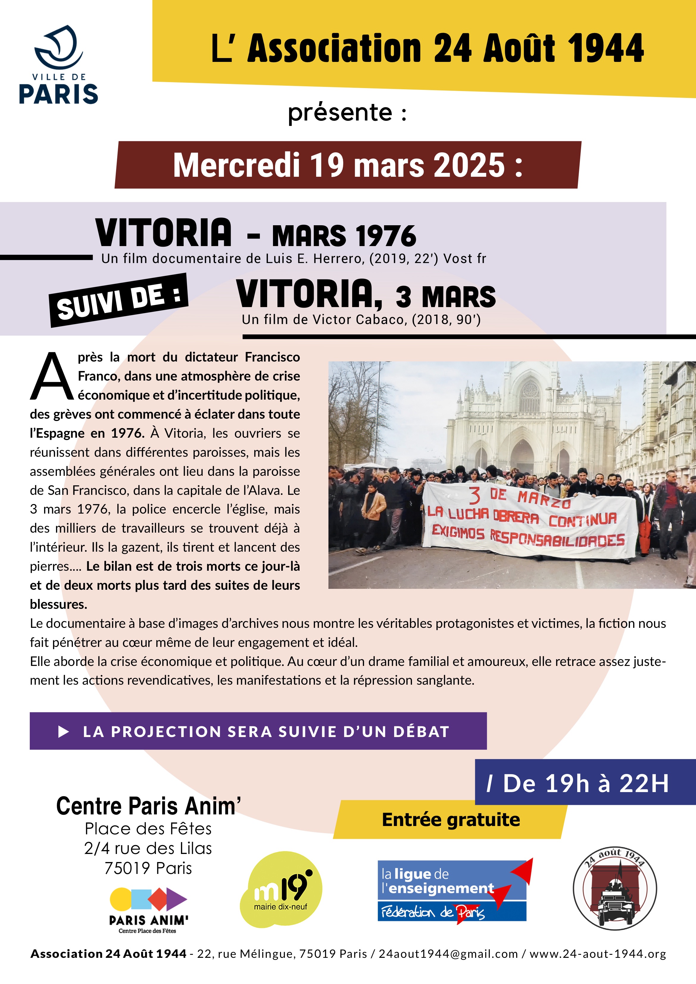 défilé de protestation 