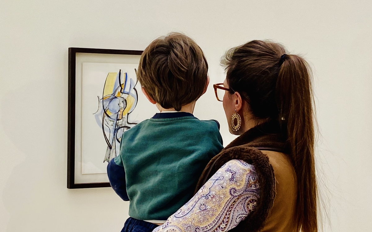 Visite-Atelier chez Clavé Fine Art - Exposition Françoise Cauvin-Monet "La couleur en héritage"