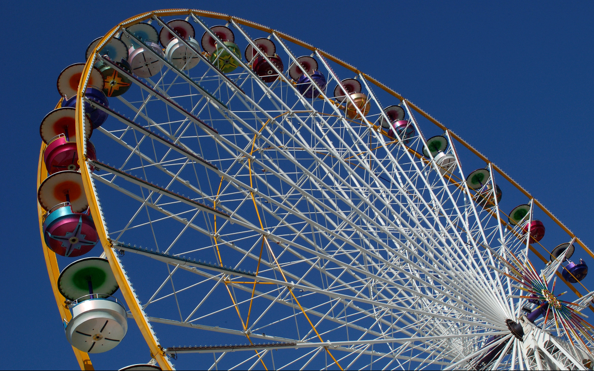 La Foire du Trône, dans le bois de Vincennes
