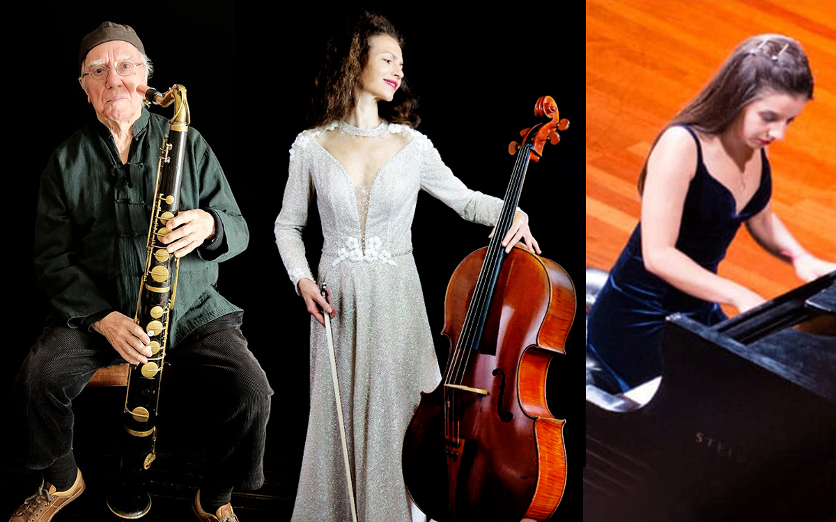 3 musiciens photographiés en portrait