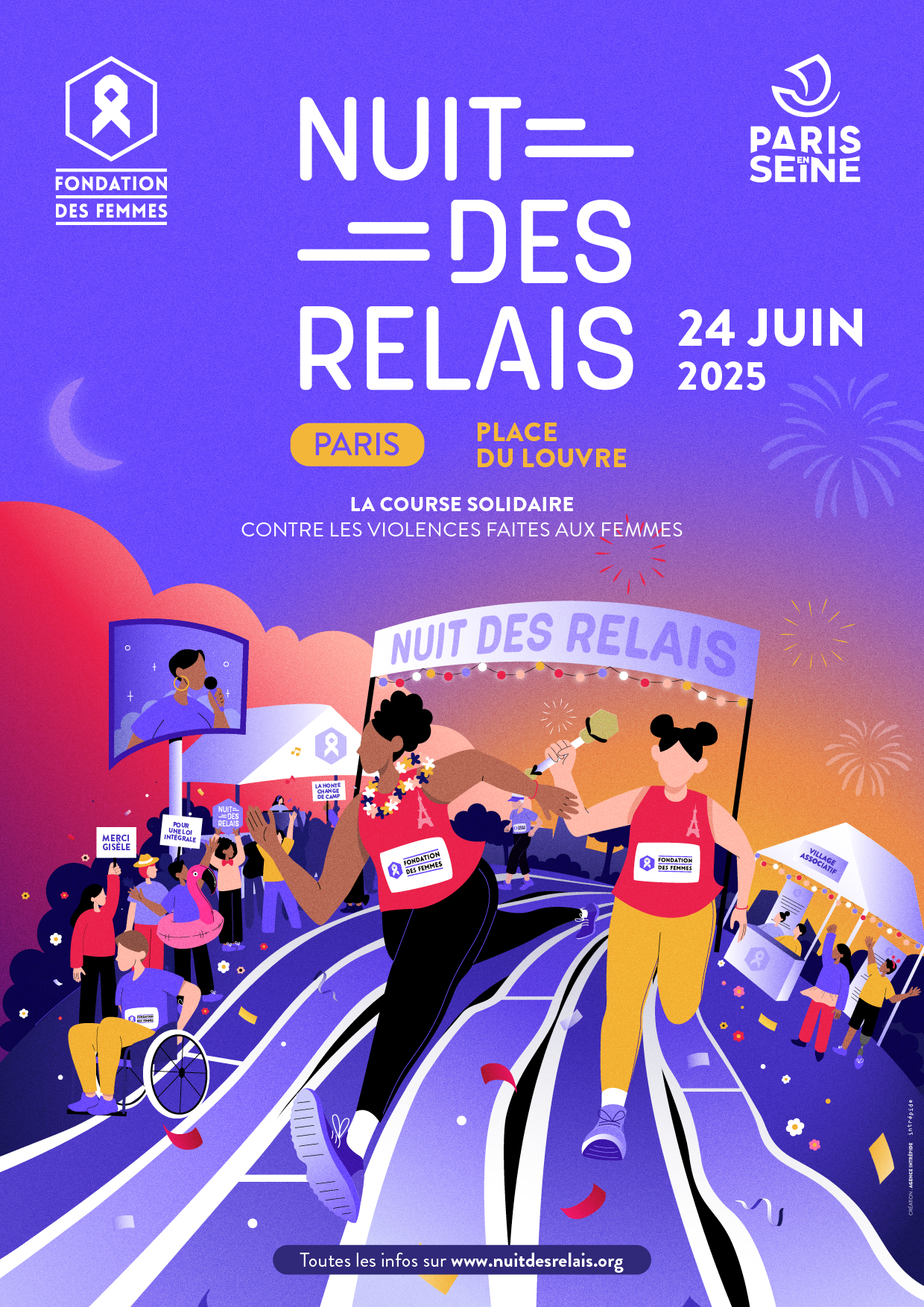 Affiche de la Nuit des Relais