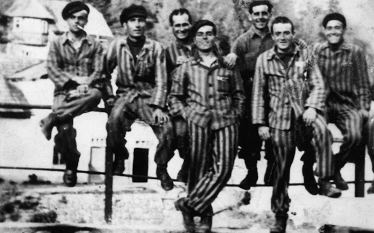 Républicains espagnols déportés , libérés le 5 mai 1945