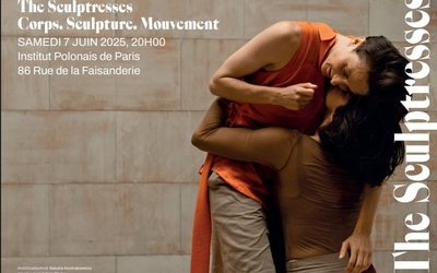 Affiche de l'expo à l'institut polonais