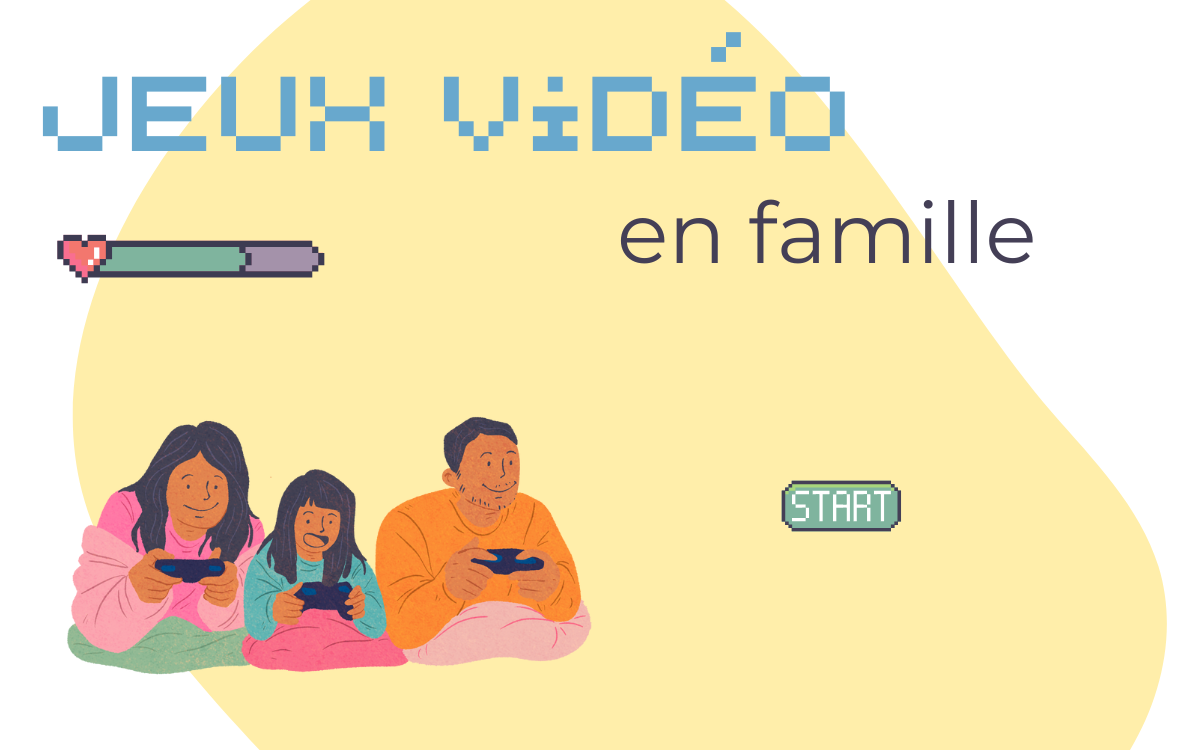 Jeu vidéo en famille