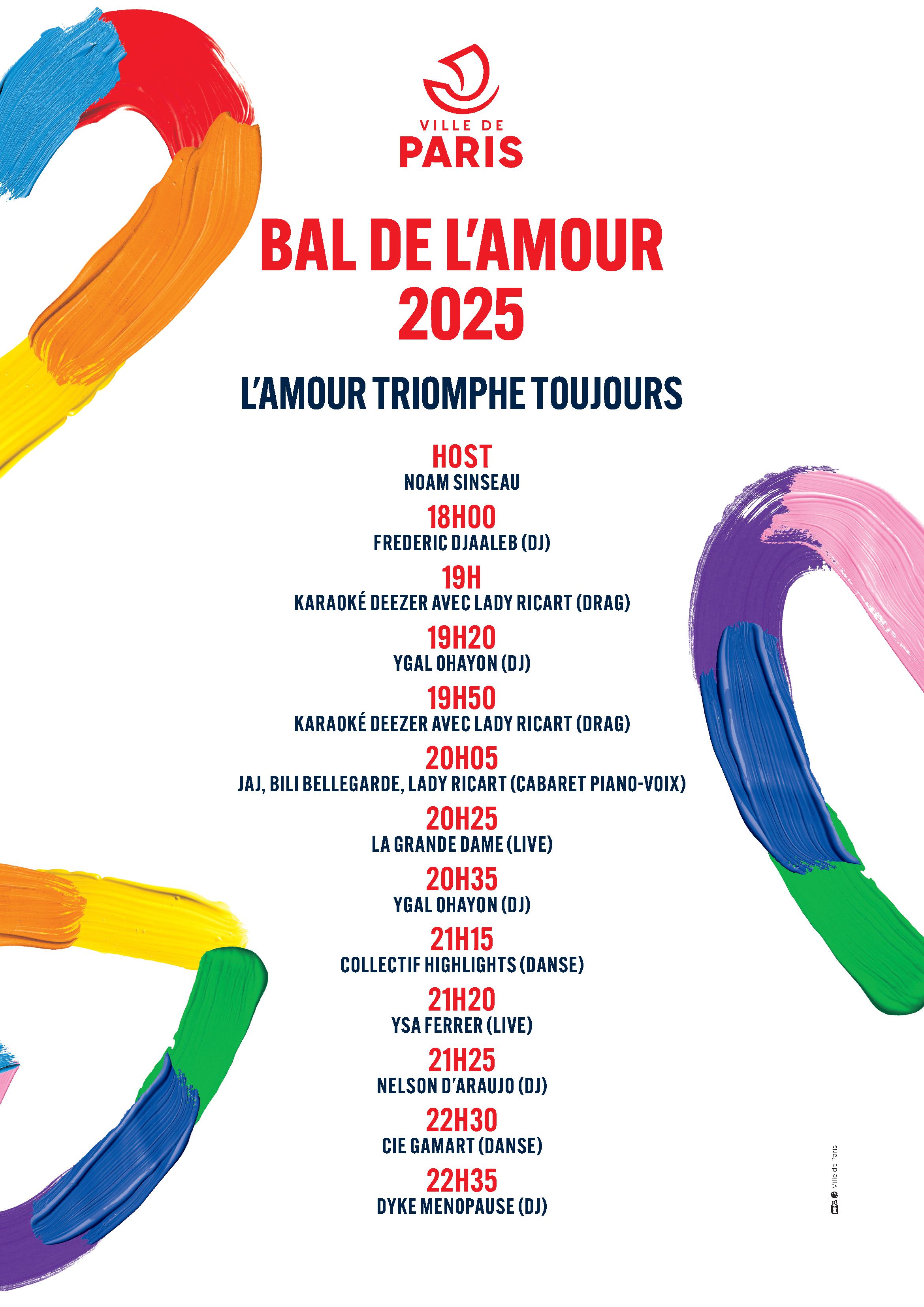 L'affiche du Bal de l'amour