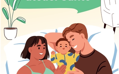 famille dans en un environnement sain 