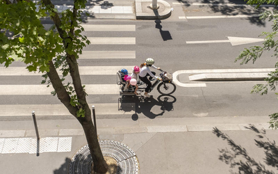 Balade en vélo avec les enfants