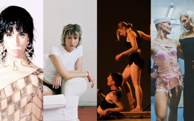 Un montage des artistes