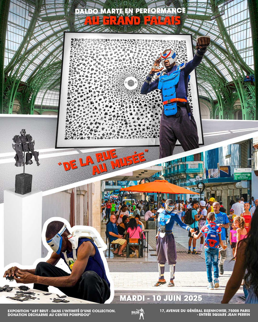 Daldo Marte - Performance au Grand Palais, 2025