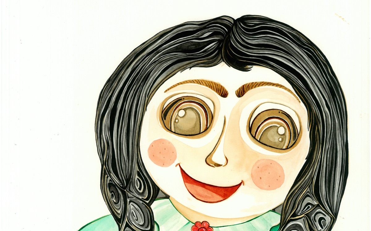 La fille à la beauté éclatante